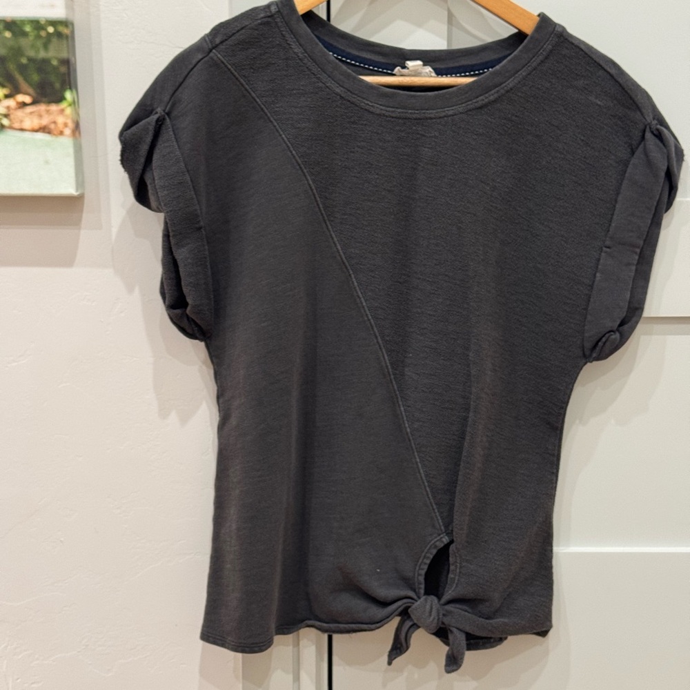 Anthropologie Pilcro Tie-Front Tee